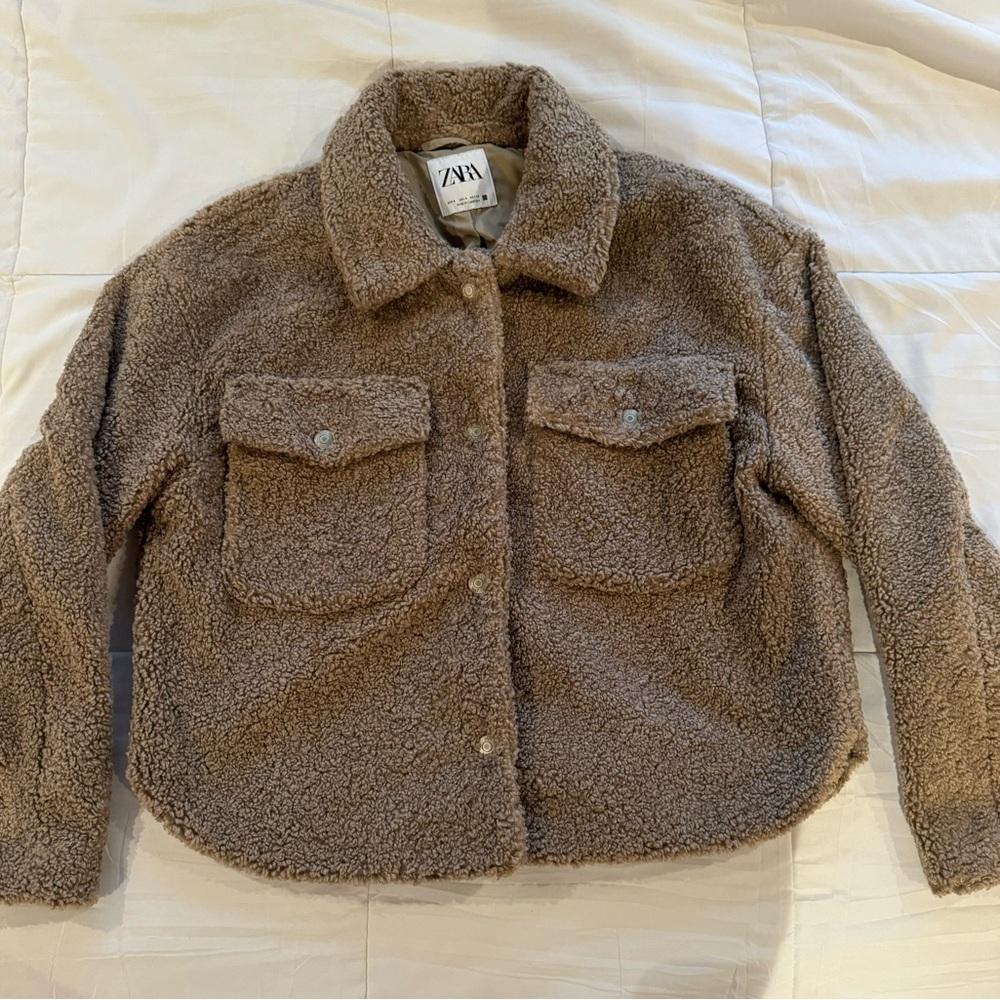 Zara teddy coat